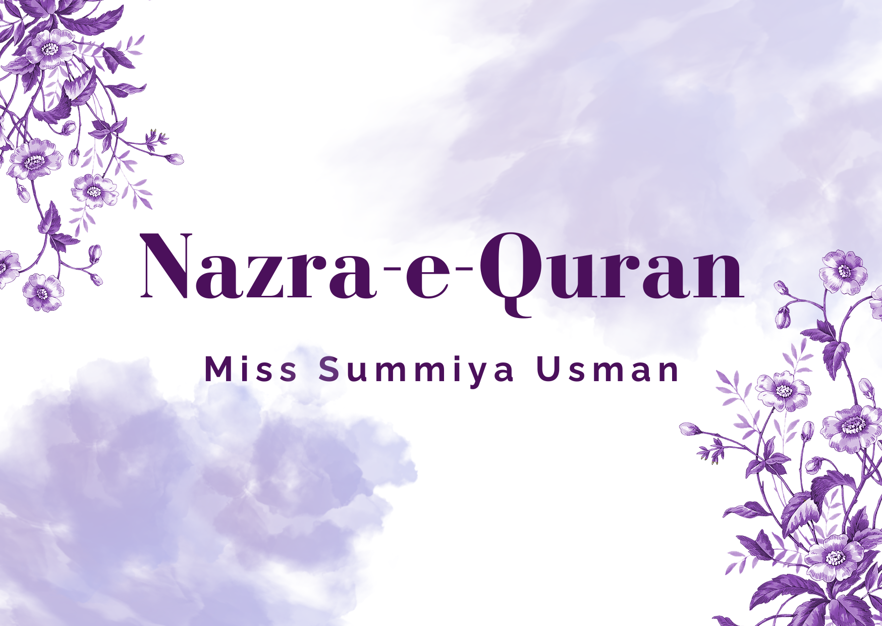 Nazra-e-Quran Online Course | Learn Quran with Tajweed for Kids & Adults(IISA02)
